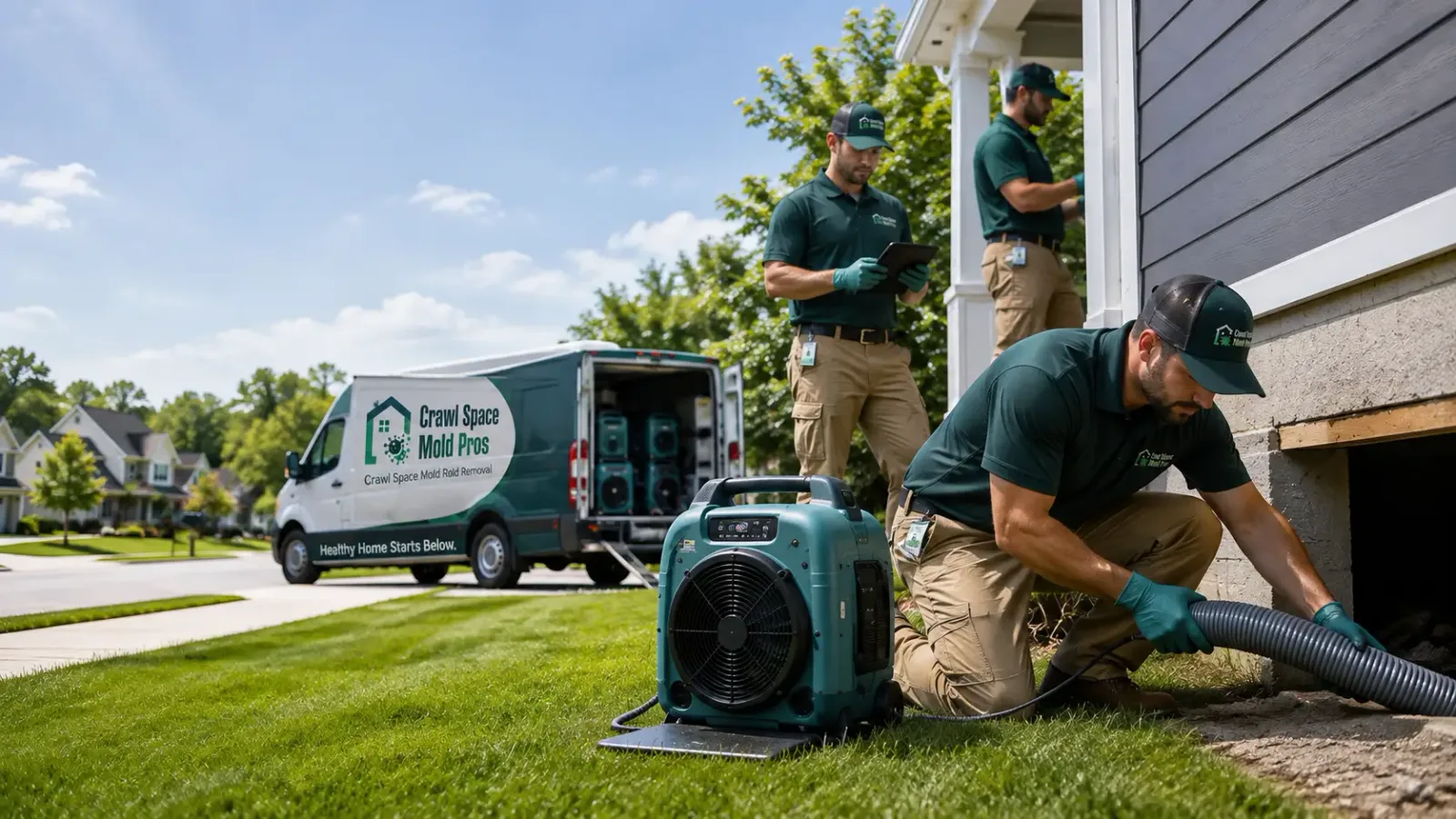 Crawl Space Mold Removal in Kearsarge, MI